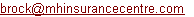Image of email address of Brock Pettit